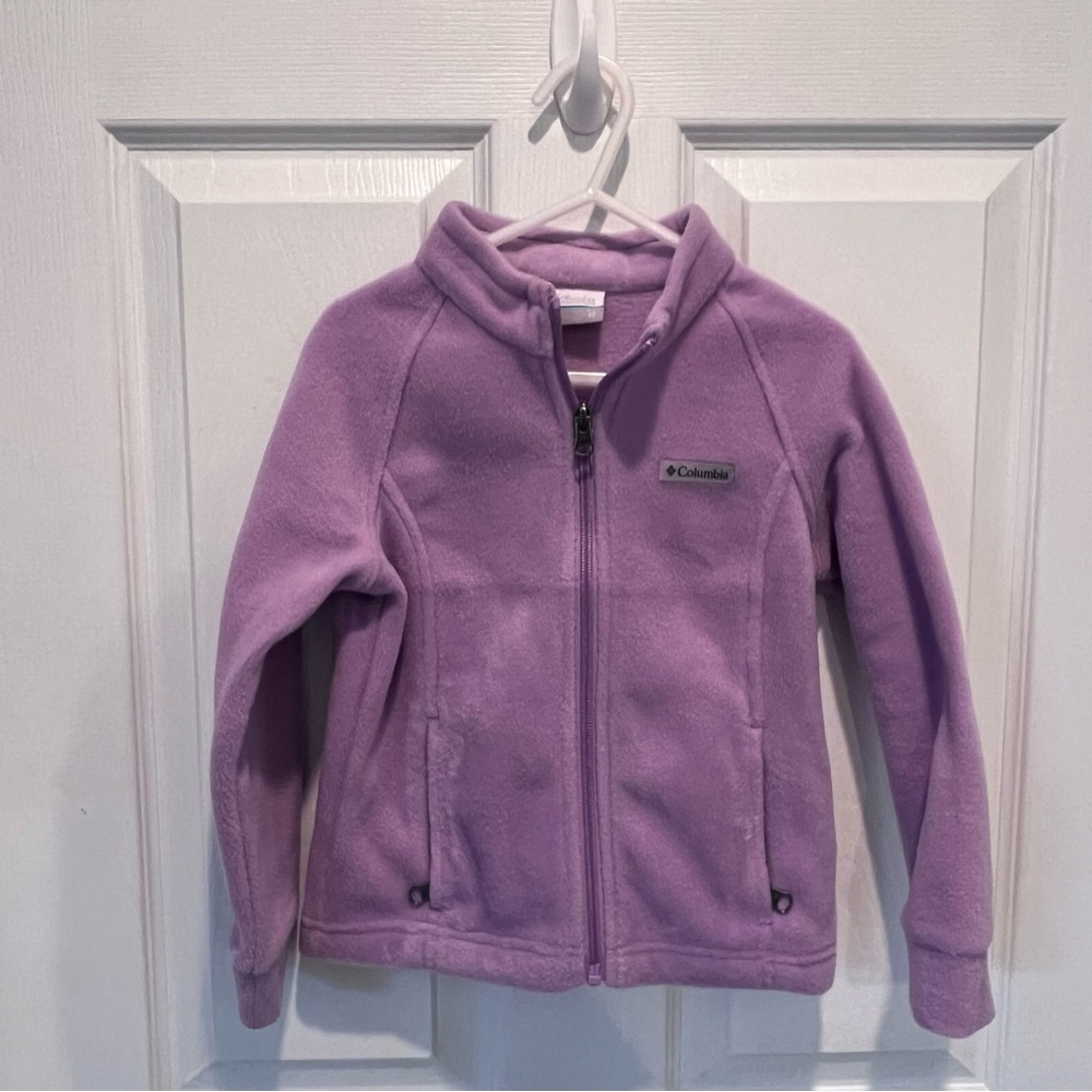 4T Columbia Lavender Zip-Up Fleece Jacket